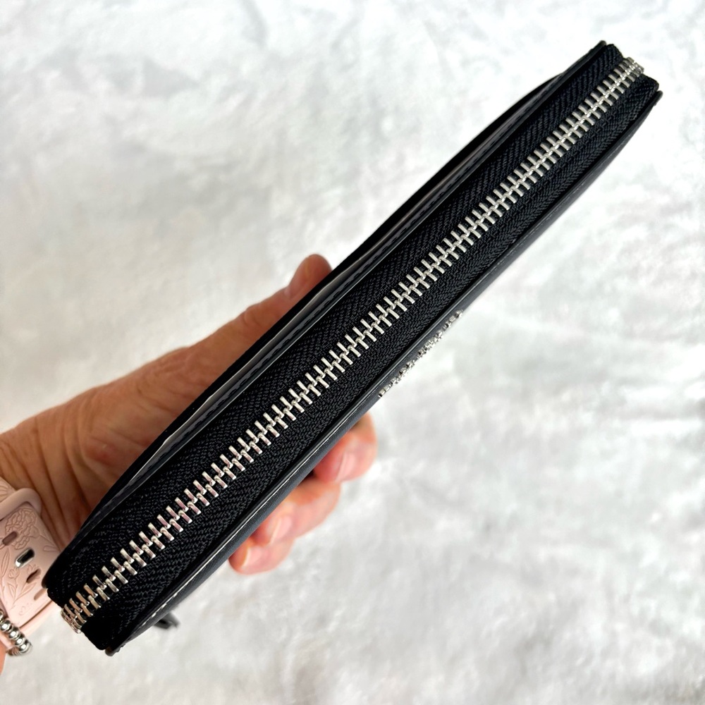 KATE SPADE Large Continental Striped Faux Leather Wallet - Picture 7 of 13